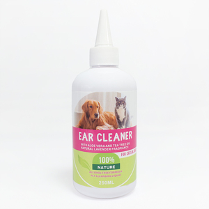 Solución limpiadora natural para mascotas para <span class=keywords><strong>gatos</strong></span>, perros, reduce la picazón, enrojecimiento, olor a ácaros, levaduras, infecciones fúngicas, aplicación de plástico - Product Image 1