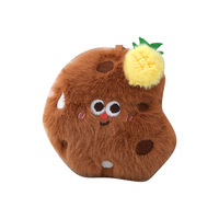 Dessin animé mignon Burger frites brodé en peluche en forme d'ours Figurine alimentaire porte-clés pendentif pour accessoires de distributeur automatique