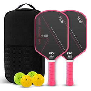 <span class=keywords><strong>Raquette</strong></span> de pickleball en fibre de carbone texturée mate T300, épaisseur 16 mm, durable, haute qualité, portable, fournie par l'usine - Product Image 1