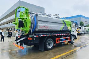 รถดูดฝุ่นแบบผสม Dongfeng T3 ราคาประหยัด ถังเก็บตะกอน 12 ลูกบาศก์เมตร รถทำความสะอาด จัดส่งต่างประเทศ - Product Image 6