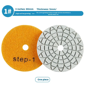 3-bước ướt tự dính Buffing Pads với mài mòn tốt cho đá Marble Granite <span class=keywords><strong>tile</strong></span> & sứ slab phục hồi OEM - Product Image 5