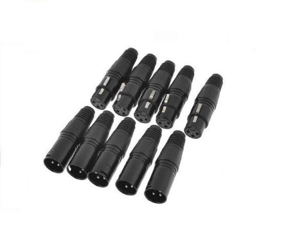 XLR Cable Male Female 3 Pin DMX Connector