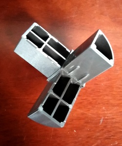 Giunto Angolare Durevole <span class=keywords><strong>in</strong></span> Plastica e <span class=keywords><strong>Alluminio</strong></span> per Installazione a Vite di Ferramenta per Finestre, Materiale Edile - Design Pressofuso - Product Image 2