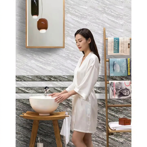 กระเบื้องบุผนังเซรามิกเคลือบลายดอกไม้ขนาด 300x450 มม. รุ่นใหม่ล่าสุด กันน้ำ ทนไฟ เหมาะสำหรับตกแต่งผนังภายนอก ห้องน้ำ ห้องโถง ห้องครัว - Product Image 6