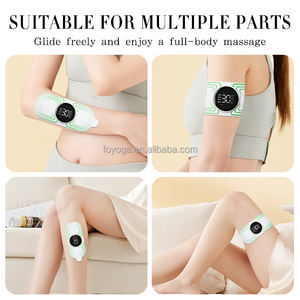 Cinturón de Masaje Eléctrico Inalámbrico con Control Remoto, Mini EMS con Calor LED, para Aliviar la Fatiga del Cuello y Cervical, Portátil y Profesional - Product Image 3