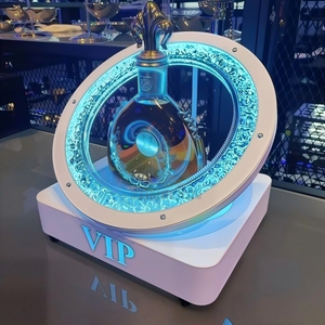 แท่นโชว์ขวดอะคริลิค <span class=keywords><strong>DOM</strong></span> <span class=keywords><strong>P</strong></span> LED พร้อมไฟ LED สำหรับเสิร์ฟวีไอพี เหมาะสำหรับไนท์คลับและบาร์ - Product Image 3