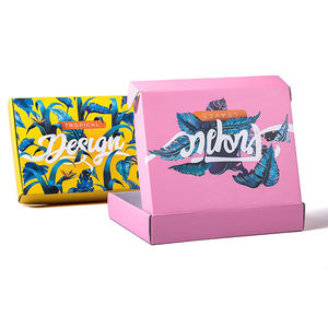 Cajas de papel impresas personalizadas para envíos, caja de embalaje plegable corrugada personalizada para negocios - Product Image 3