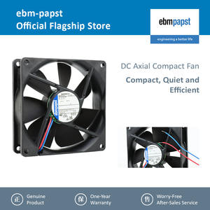 Ventilador Axial de Gabinete con Rodamiento de Bolas 3412NHH 92x92x25mm 9225 12VDC 2.9W 0.24A 3250RPM 102m3/h, Ventilador de Refrigeración CC Eléctrico OEM - Product Image 2