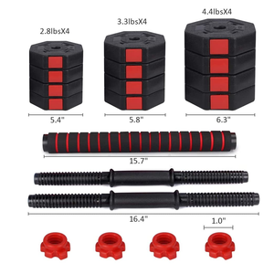 YX Promotion : Système <span class=keywords><strong>d</strong></span>'haltères 2-en-1 de 40 kg de haute qualité pour la musculation, avec <span class=keywords><strong>poids</strong></span> réglables et haltères de compétition pour le fitness - Product Image 5