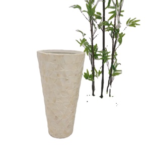 Florero para decoración del hogar, el mejor precio, florero de perlas madre para la exportación desde Vietnam, maceta vertical - Product Image 1