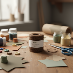 Spago di Sisal Ilan, Bobina da 3mm, Marrone, 250g, Corda per Artigianato - Product Image 3