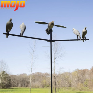 MOJO Outdoors Lot de 4 pigeons artificiels à clipser, réalistes, en plastique rigide, faciles à utiliser et durables pour leurres de chasse au pigeon - Product Image 6