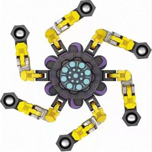 Fidget Spinner en métal et plastique pour enfants, anti-stress, avec plusieurs fonctions, toupie mécanique rotative, pour un usage unisexe - Product Image 5