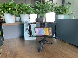 Kits de réalisation vidéo AY-49X : Cage stabilisatrice pour caméra, support de tournage pour smartphones, poignée de maintien vidéo - Product Image 3