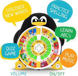 Juguetes educativos y de aprendizaje <span class=keywords><strong>ABC</strong></span> para niños en edad preescolar para aprender ABCs, palabras, ortografía, formas, cuestionarios y canciones - Product Image 4