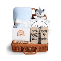 2024 nouveautés bébé Swaddle cadeau ensemble nouveau-né douche recevant mousseline bambou coton couverture ensemble