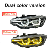 Phare LED BMW Série 3 F30 F31 F35 2013-2018, adaptatif, lumière bleue, 12V, projecteur, remplacement OEM, mise à niveau