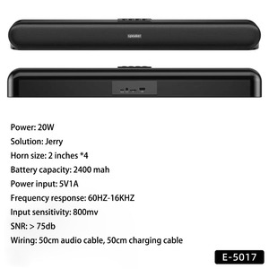 2025 sistema de cine en casa inalámbrico portátil inteligente de alta calidad barra de sonido teléfonos inteligentes altavoces compatibles conexión BT - Product Image 6
