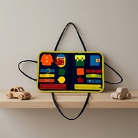 Yeniden Kullanılabilir Etiketli Meşgul Kitabı Montessori Sessiz Kitap Keçe Bebek Duyusal Aktivite Erken Öğrenme Eğitimi Çocuk Oyuncakları Hediyeleri Yürümeye Başlayan Çocuklar