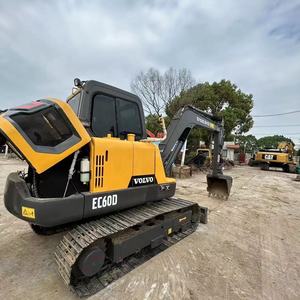 รถขุดตีนตะขาบ Volvo EC60D 6 ตัน มือสอง ใช้งานน้อย เครื่องจักรก่อสร้างเทศบาล พร้อมส่ง - Product Image 2