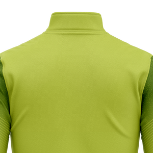 Sweat-shirt personnalisé pour homme, vert lime, col zippé, avec logo imprimé, manches longues, vêtements de sport pour l'entraînement, vente en gros - Product Image 5