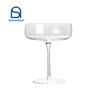 High Quality Crystal Coupe Martini Cocktail Champagne Glasses Clear Margarita Glasses Reusable Juice Glass Cup
