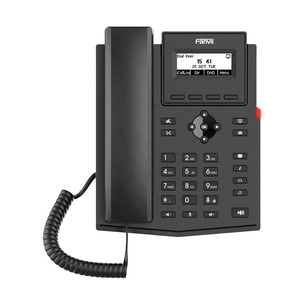 Telepon IP Fanvil X301W 2 Jalur SIP Dual-Band Wi-Fi Layar LCD 2,3 inci HD Voice Konferensi 6 Arah Telepon VoIP Kantor Tingkat Pemula - Product Image 1