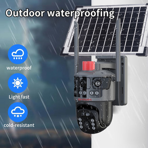 Vesafe ngoài trời 2 ống kính 4MP CCTV PTZ giám sát di động wifi an ninh máy ảnh de seguridad bên ngoài V380 ống kính kép năng lượng mặt trời máy ảnh - Product Image 6