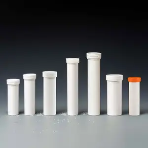 Tappo essiccante di dimensioni personalizzate bottiglia vuota plastica PP multivitaminico nutrizionale compressa effervescente tubo contenitore per imballaggio
