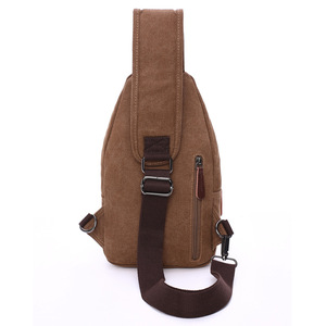 Sac à bandoulière pour homme, nouvelle mode, fabricant professionnel, sac de poitrine en toile lavée de haute qualité - Product Image 5