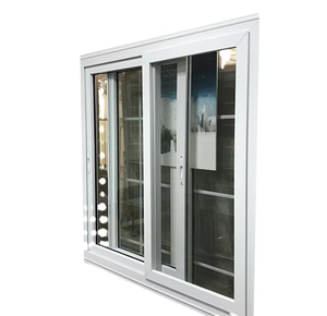 <span class=keywords><strong>Finestra</strong></span> Scorrevole a <span class=keywords><strong>Doppia</strong></span> <span class=keywords><strong>Anta</strong></span> in PVC ad Alta Sicurezza con Maniglie e Serrature Antifurto - Product Image 5