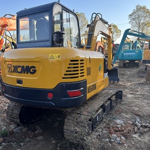 Excavatrice hydraulique XCMG XE60DA d'occasion, faible nombre d'heures de fonctionnement, petit équipement de chantier à vendre - Product Image 4