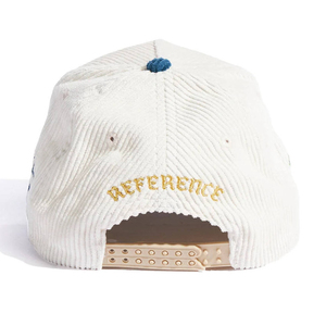 Gorra de béisbol de PANA con ala curva de 5 paneles de alta calidad, Color Blanco/azul, venta al por mayor, Gorras deportivas, gorra de béisbol - Product Image 5