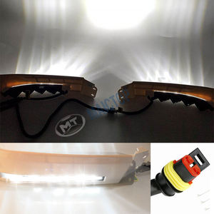 Luces antiniebla para automóvil compatibles con modelos Tundra 2007-2013, luces antiniebla blancas y negras y luces de circulación diurna. - Product Image 3