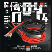 YOUWEI YWS-20 Fil de silicone ultra flexible 20AWG, résistant à la chaleur 200°C, câble torsadé en cuivre étamé, fils électriques 600V