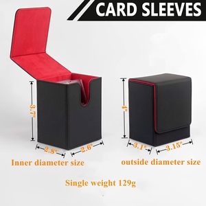 定制 PU 皮革磁性翻盖棋盘游戏游戏王塔罗牌口袋妖怪集换卡牌收纳盒 - Product Image 4