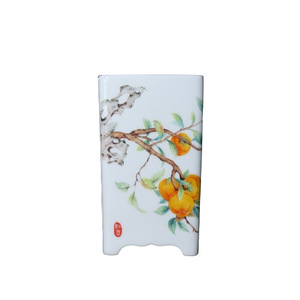 Maceta de Cerámica Pintada a Mano con Diseño de Caqui, Xingyu, Maceta Decorativa para el Hogar - Product Image 5