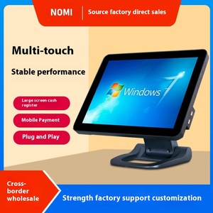 Oem 15.1inch tất cả trong một máy POS Win10 cảm ứng điện dung màn hình bán lẻ POS hệ thống sử dụng để cửa hàng quán cà phê tiền mặt đăng ký - Product Image 4