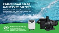 Pompe à eau solaire de surface de type QB 1HP de la marque Difful, système de pompe solaire pour l'agriculture