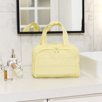 OTTERBAGS Trousse de toilette réutilisable en polyester grande capacité, plusieurs poches, organiseur de maquillage tendance, fermeture éclair, pour voyage et usage quotidien