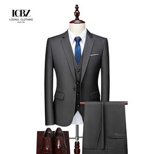 <span class=keywords><strong>Costume</strong></span> <span class=keywords><strong>Homme</strong></span> <span class=keywords><strong>3</strong></span> <span class=keywords><strong>Pièces</strong></span> Slim Business Casual Ensemble Trois <span class=keywords><strong>Pièces</strong></span> Veste Pantalon Gilet / <span class=keywords><strong>Costume</strong></span> de Mariage <span class=keywords><strong>Homme</strong></span> Blazer Manteau Pantalon - Product Image 4