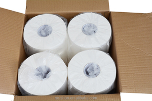 Superventas madera pulpa <span class=keywords><strong>2</strong></span> capas de tejido en relieve blanco Jumbo airlaid papel higiénico - Product Image 2