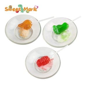 Bonbons en <span class=keywords><strong>poudre</strong></span> effervescente personnalisés et sucettes aux fruits mélangés en forme de <span class=keywords><strong>pied</strong></span> mignon - Product Image 6