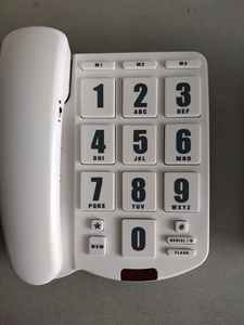 Téléphone fixe sans fil de haute qualité à gros boutons, sonnerie, téléphone de bureau à domicile, messagerie vocale, pour personnes âgées malvoyantes - Product Image 3