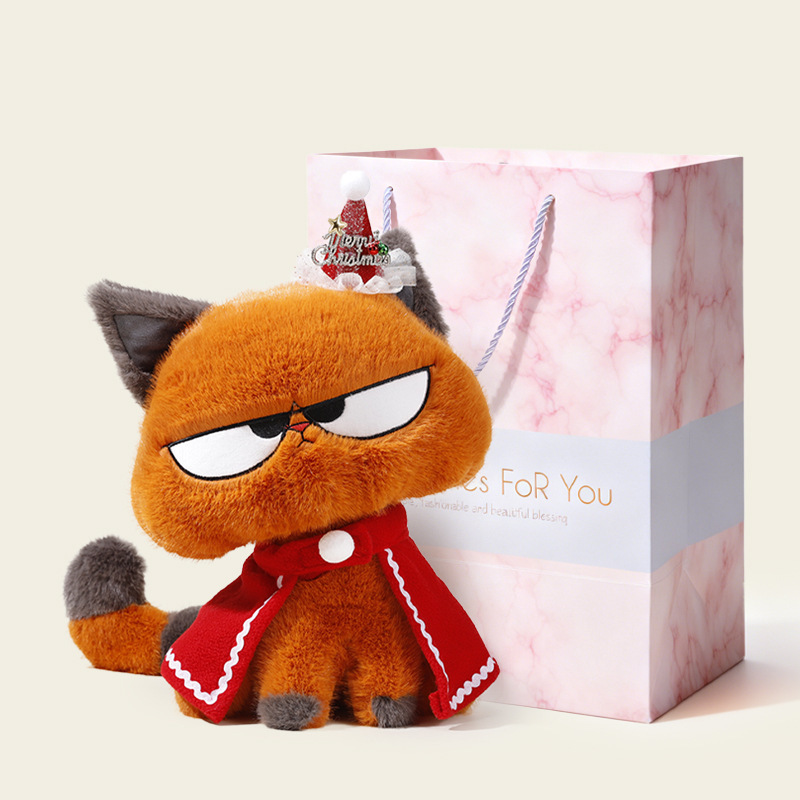 Capa estilo gato con bolso de regalo.