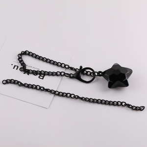 Chaînes en métal pour la fabrication de colliers, accessoires de bijoux DIY, forme étoile, plaqué, plusieurs couleurs - Product Image 5