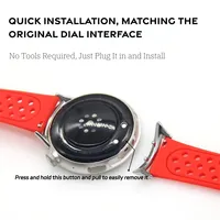 Bracelet en silicone respirant, imperméable et léger à boucle rapide avec trous d'aération pour Vivo IQOO Smartwatch 3/5/GT GT
