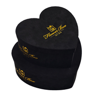 Boîtes en forme de cœur personnalisées pour Roses cadeau romantique maman Design personnalisé grand ensemble de papier d'emballage de mariage amoureux des fleurs