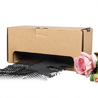 Boîte d'emballage pour bouquet de fleurs en papier nid d'abeille - Protection antichoc, résistante à l'humidité, matériaux en papier personnalisables