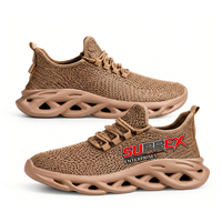Chaussures de course sur route pour hommes, baskets de trail running minimalistes, en tissu extensible et maille respirante, athlétiques, basses, été-printemps